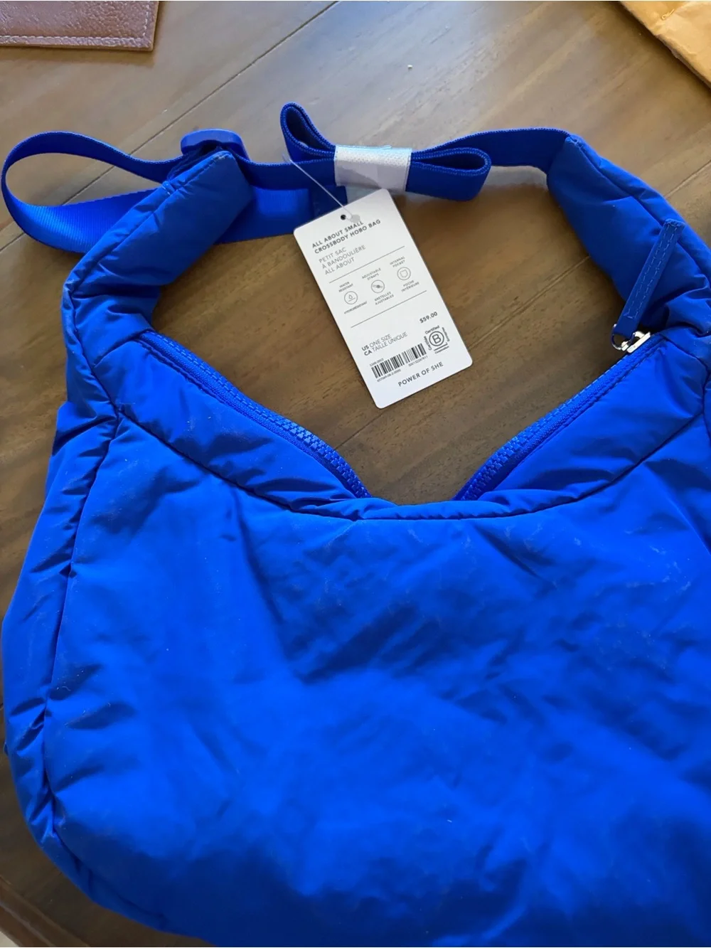 Athleta Crossbody Hobo Bag Power of She